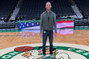 Alumnus Uses Online HR Master’s to Level Up With Boston Celtics